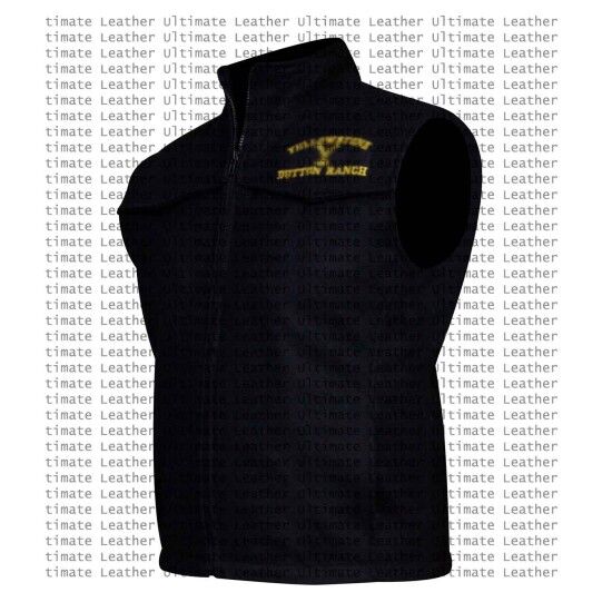 Yellowstone Kevin Costner Vest John Dutton Wool Vest