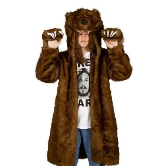 Workaholics Henderson Bear Coat Blake Anderson Fur Coat
