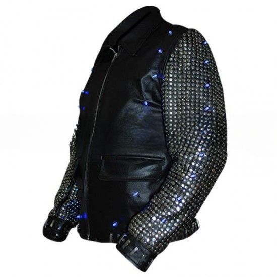 Light up leather jacket best sale